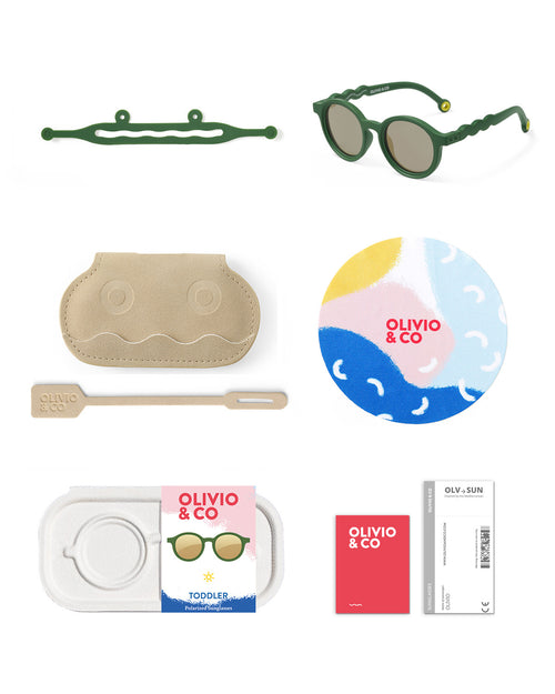 Toddler Oval Sunglasses Cactus Green