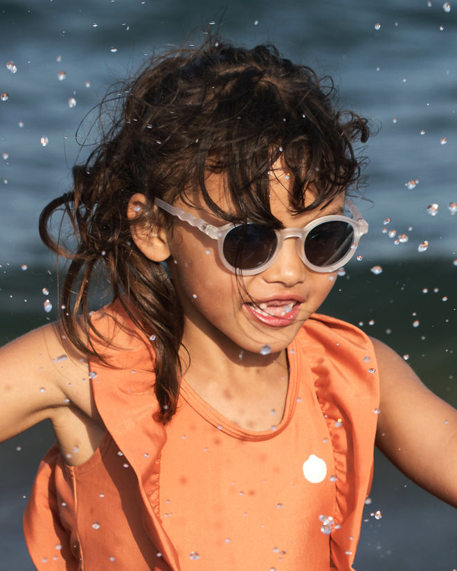 Lunettes de soleil Ovales - Pre-teen - Jellyfish White