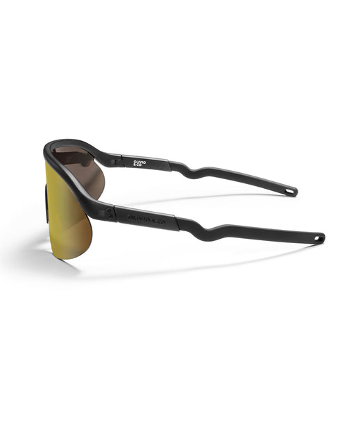 Adult Half-Rim Sports Sunglasses Lava Grey