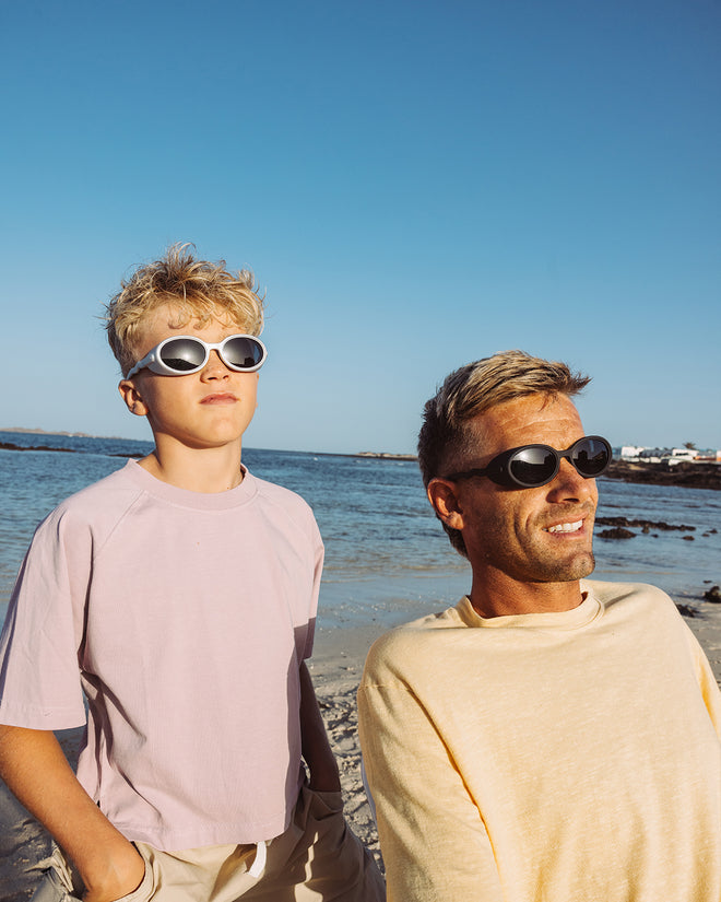 Kids Creative Shield Sunglasses Space Silver