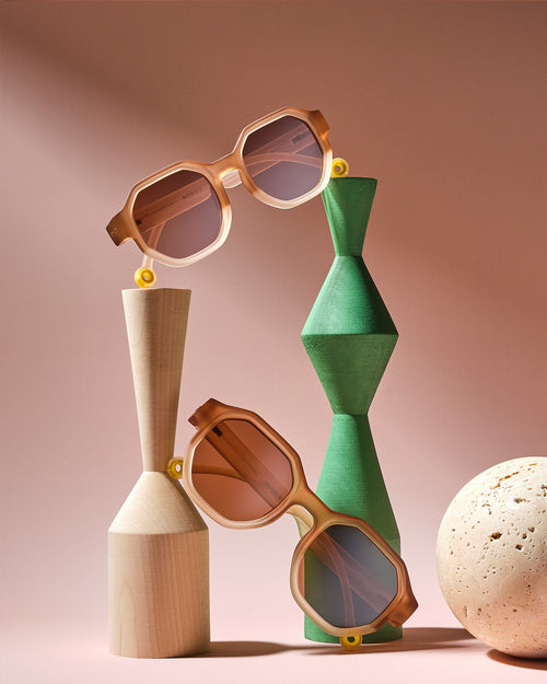 Junior+ #D Sunglasses Colorblock Sand