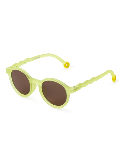 Lunettes de soleil Ovales - Pre-teen - Lime Green