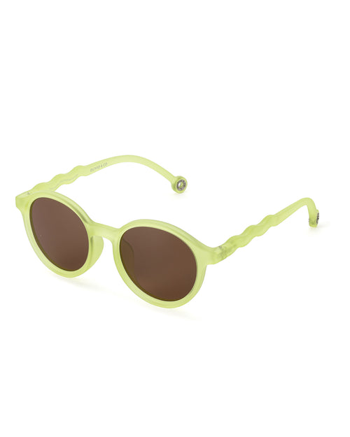 Lunettes de soleil Ovales - Teen et adulte - Lime Green