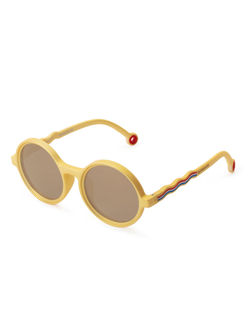 Lunettes de soleil Rondes - Enfant - Medallion Gold