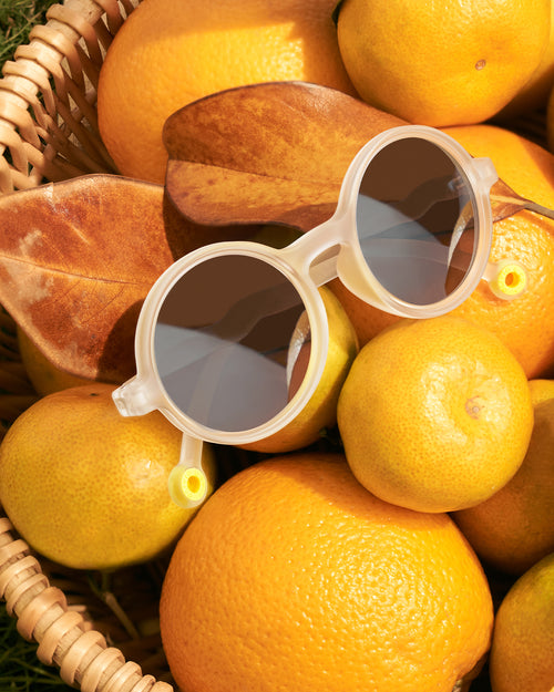 Lunettes de soleil Rondes - Pre-teen - Jellyfish White