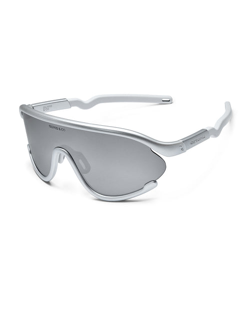 Adult Full-Rim Sports Sunglasses Space Silver