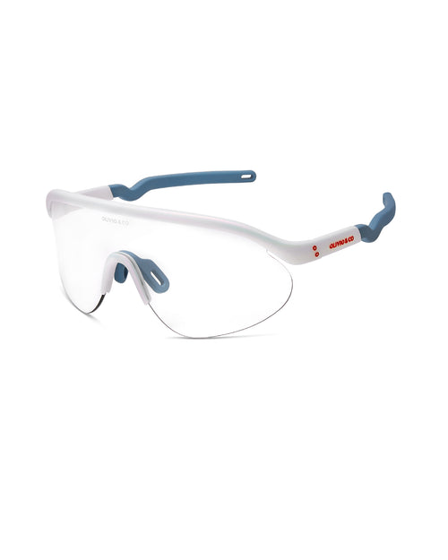 Junior Half-Rim Sports Sunglasses Ice Blue