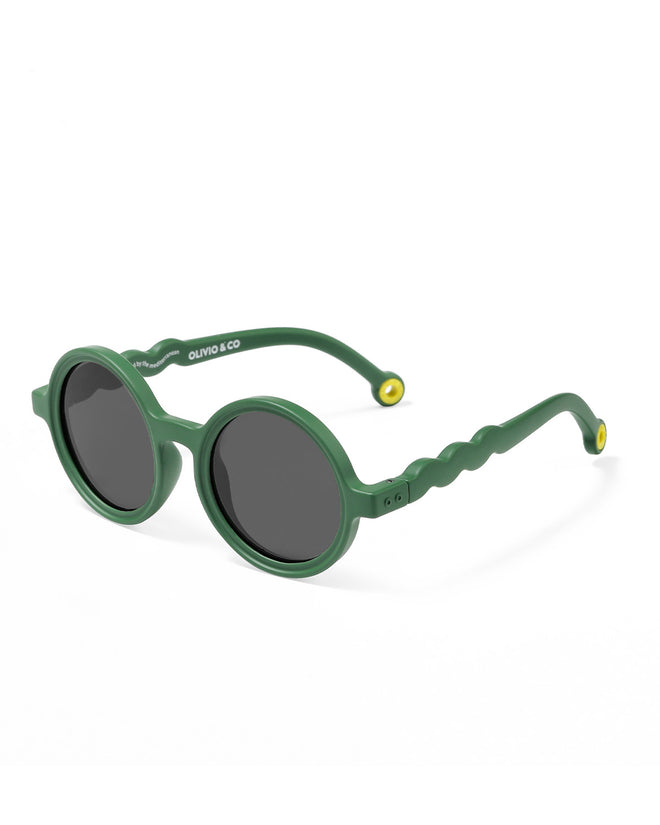 Lunettes de soleil Rondes - Bébé - Cactus Green 