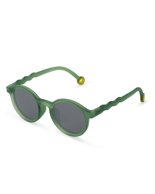 Kids Oval Sunglasses Olive Green