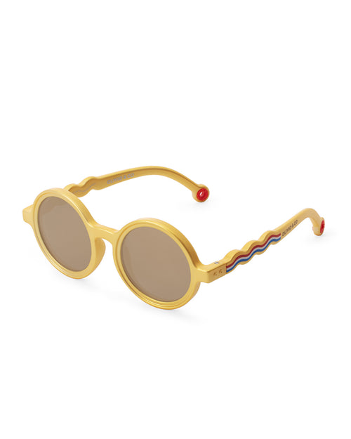 Lunettes de soleil Rondes - Bébé - Medallion Gold