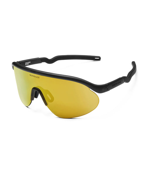 Adult Half-Rim Sports Sunglasses Lava Grey