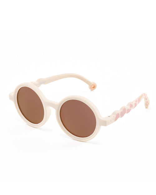 Baby Round Sunglasses Leopard Pink