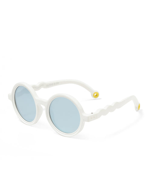 Lunettes de soleil Rondes - Bébé - Shark White