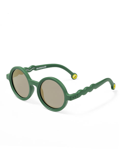 Lunettes de soleil Rondes - Bébé - Cactus Green 