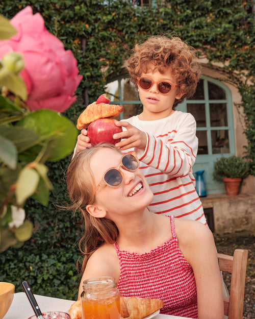 Junior Oval Sunglasses Apricot