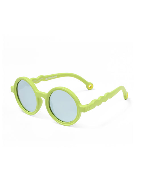 Lunettes de soleil Rondes - Bébé - Sea Anemone Green