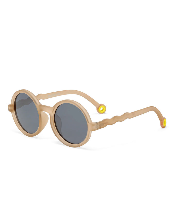 Kids Round Sunglasses Sand Beige