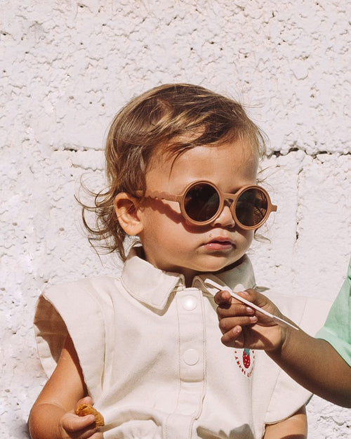 Toddler Round Sunglasses Chocolate