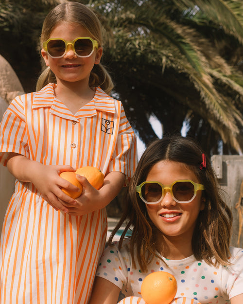 Junior #D Sunglasses Sunshine Coral