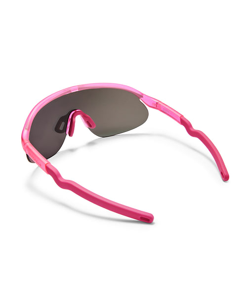 Adult Half-Rim Sports Sunglasses Flamingo Pink