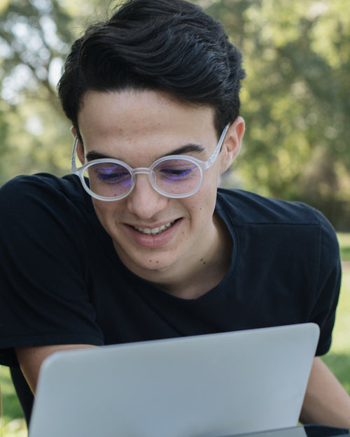 Lunettes pour écran Ovales - Teen et adulte - Jellyfish White