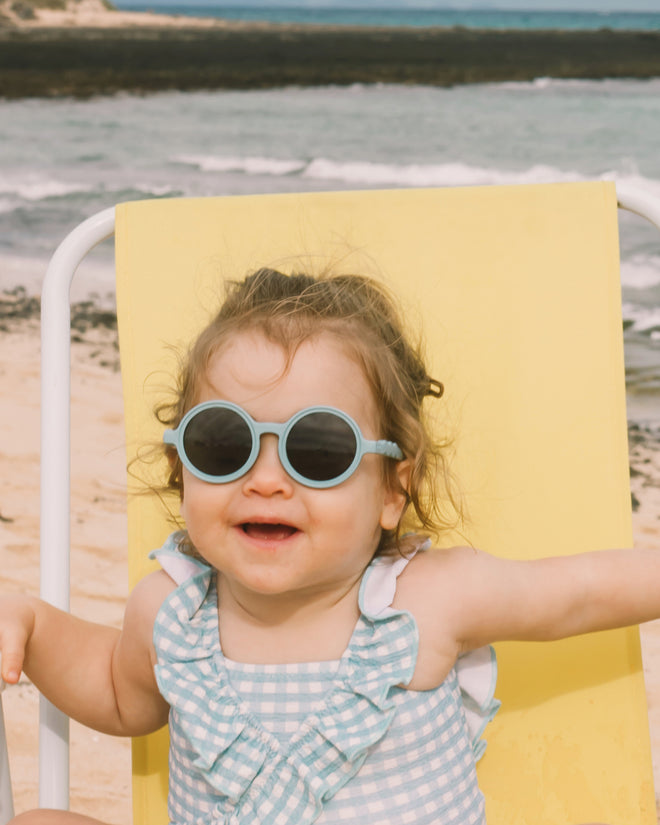 Lunettes de soleil Rondes - Bébé - Reef Blue