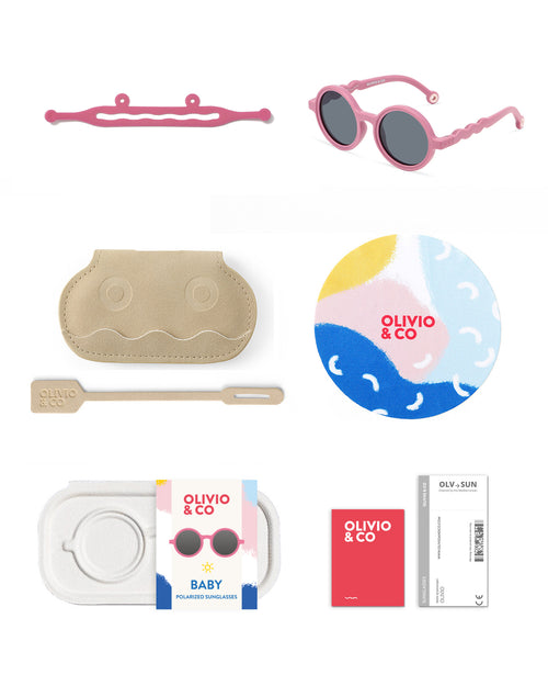 Baby Round Sunglasses Rock Rose