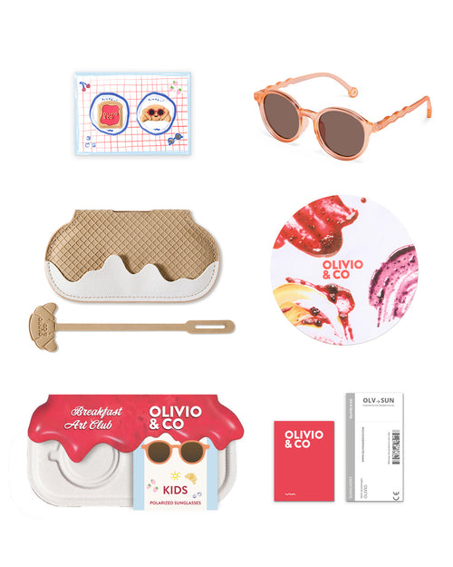 Kids Oval Sunglasses Fig Pink