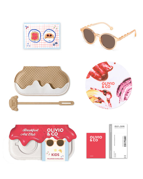 Kids Oval Sunglasses Apricot