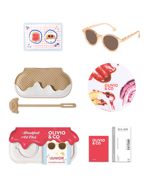 Junior Oval Sunglasses Apricot