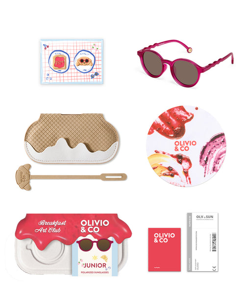 Junior Oval Sunglasses Raspberry