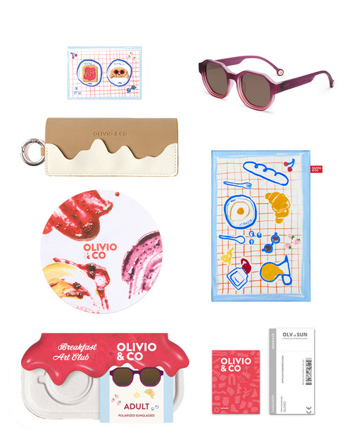 Teen & Adult #D Sunglasses Raspberry