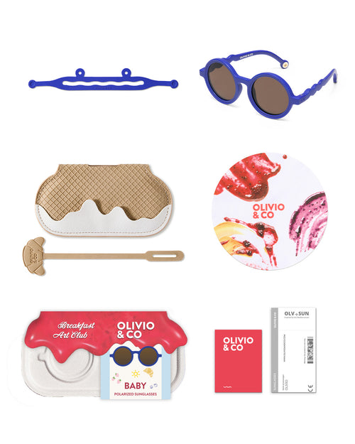 Baby Round Sunglasses Midnight Berry