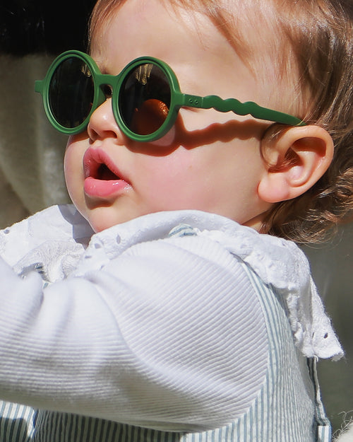 Baby Round Sunglasses Cactus Green