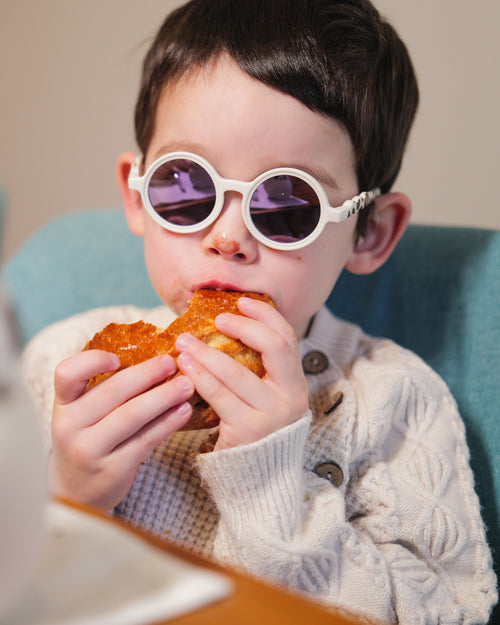 Toddler Round Sunglasses Leopard Brown