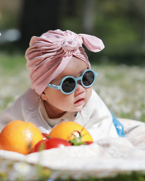 Baby Round Sunglasses Reef Blue