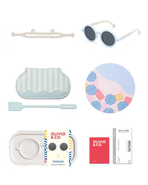 Toddler Round Sunglasses Sailing Blue