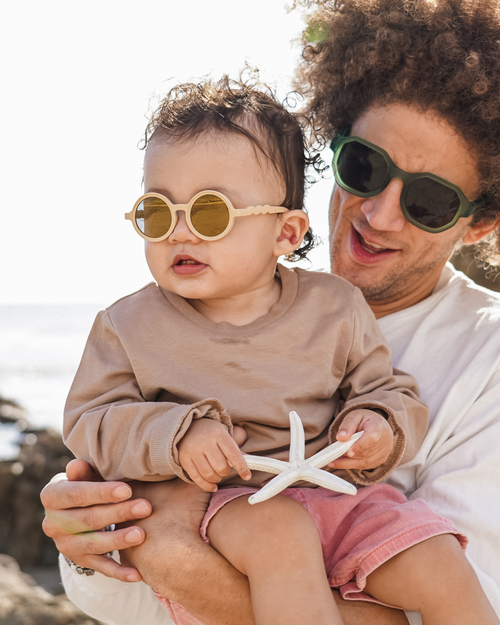 Toddler Round Sunglasses Desert Sand