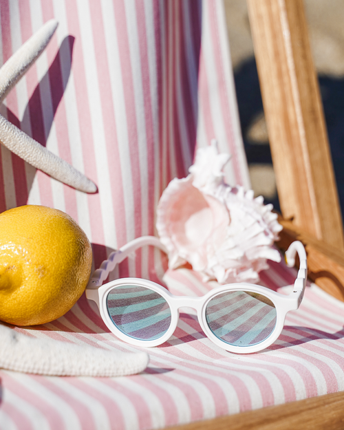 Lunettes de soleil Ovales - Bébé - Shark White