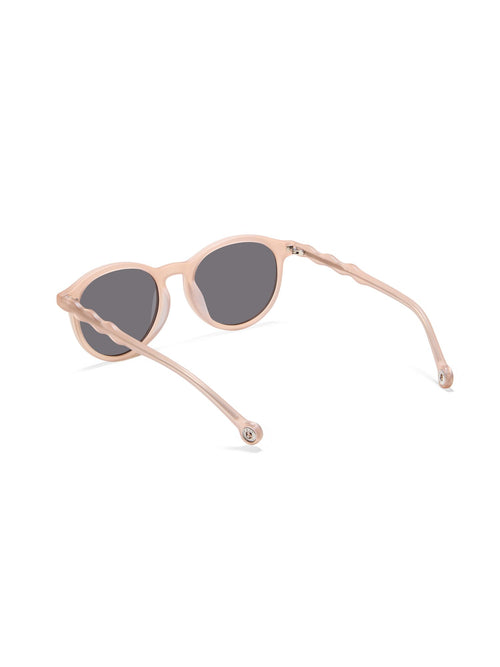Lunettes de soleil ovales adulte+ Détail Sand Beige