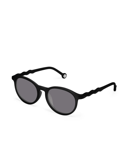 Lunettes de soleil ovales adulte+ Squid Noir - Olivio & Co