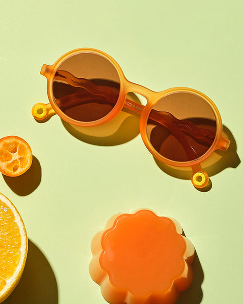 Lunettes de soleil Rondes - Pre-teen - Grapefruit Pink