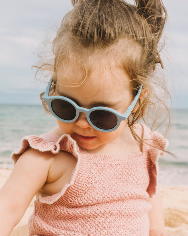 Lunettes de soleil Ovales - Bébé - Reef Blue